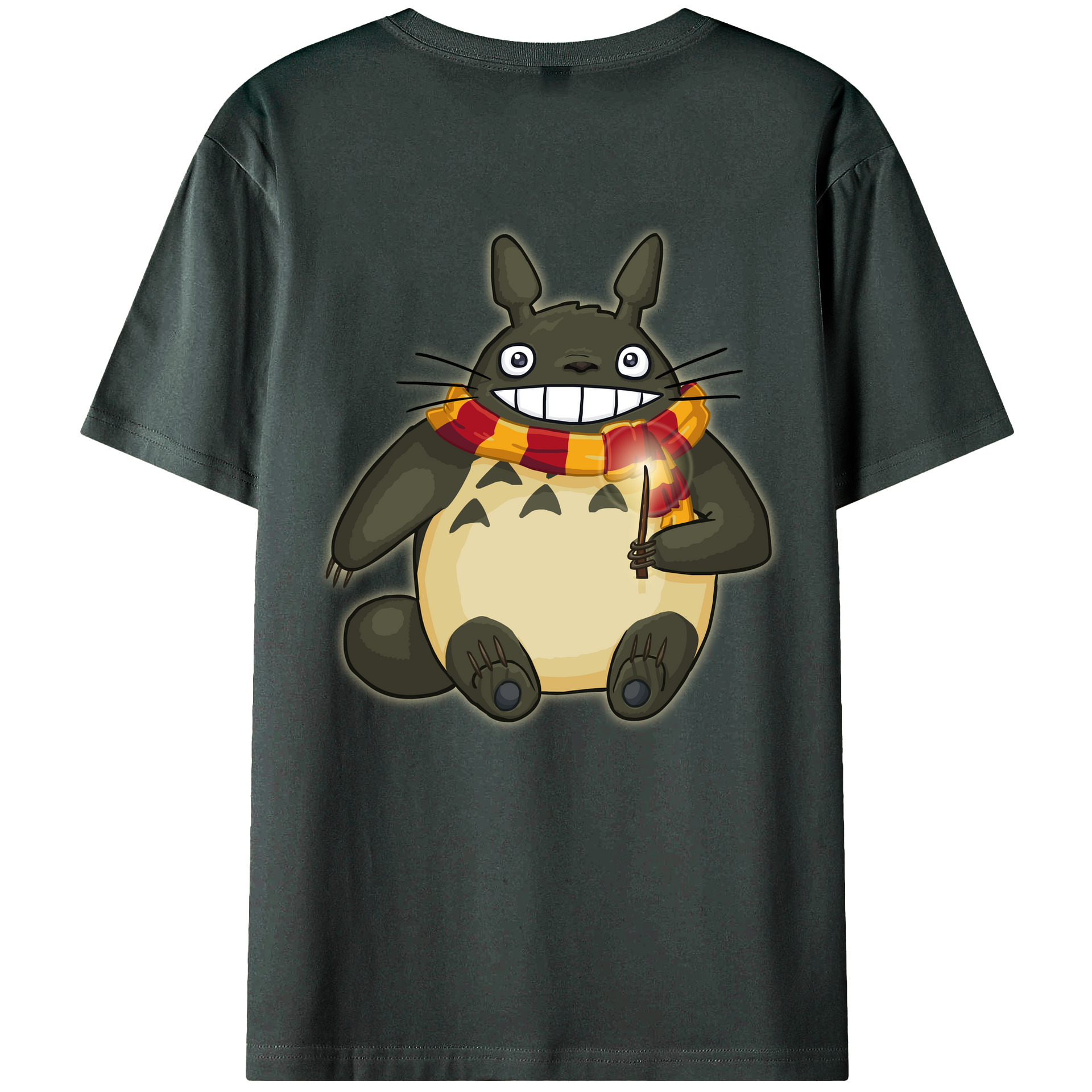 （画像用） となりのトトロ 草壁メイ 草壁サツキ My Neighbor Totoro Satsuki Kusakabe Mei Kusakabe 綿100％ メンズ半袖Tシャツ（バックプリント） 通気性